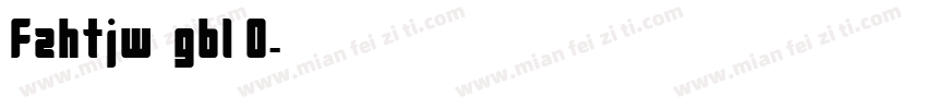fzhtjw  gbl 0字体转换